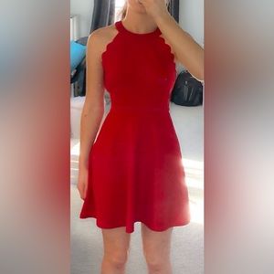 Small red formal dress. Purchased from Macys. Size small.